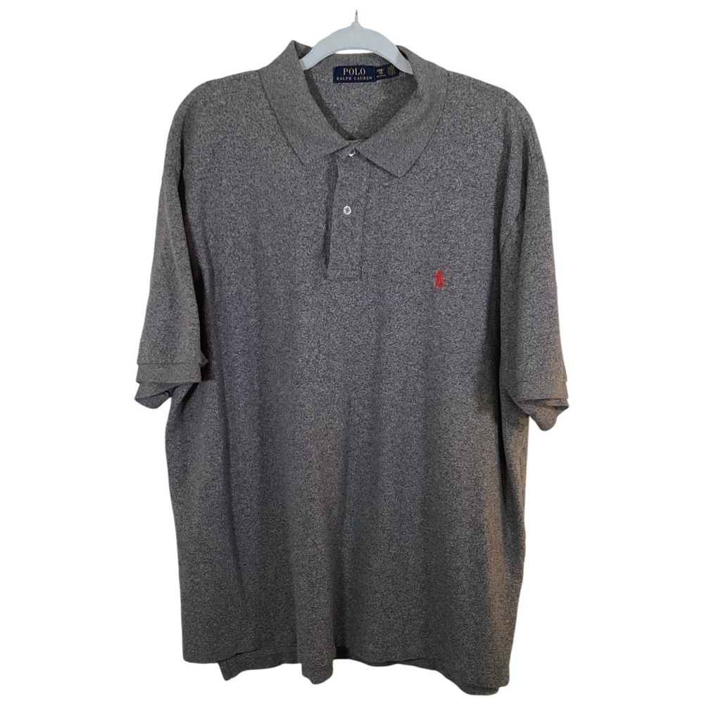 Polo Ralph Lauren Men’s Short Sleeve Gray Polo.  Size 2XB